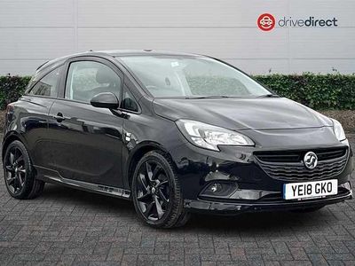 Used Vauxhall Corsa Edition 75 HP (55 kW) 2017 Black Hatchback