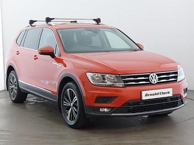 Used VW Tiguan Allspace SE 150 HP (110 kW) 2018 Orange SUV