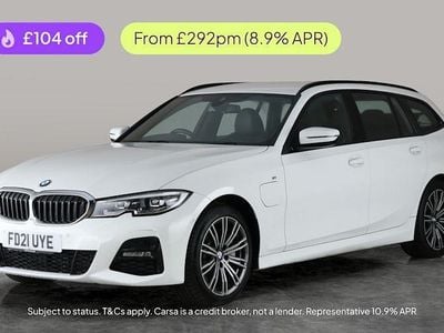 White Used 2021 BMW 330e M Sport Estate | £19,118 (Good price)