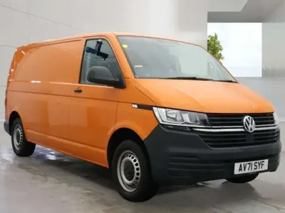 Used VW T6.1 83 kW (113 HP) 2021 Orange Van