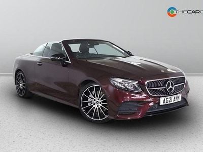 Used Mercedes E300 AMG line 2021 Red Cabriolet