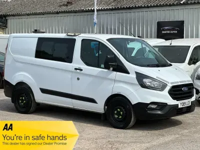 Used Ford Transit Custom 105 HP (77 kW) 2019 White Van