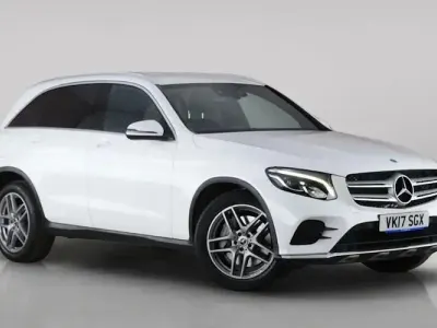 Used Mercedes GLC220 AMG line 170 HP (125 kW) 2017 White SUV