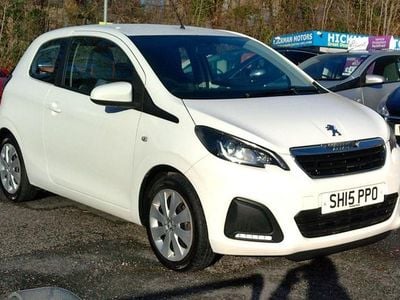 White Used 2015 Peugeot 108 Active Hatchback | £3,695 (Fair price)