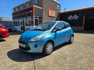 Begagnad Ford Ka Style 69 HK (50 kW) 2009 Blå Halvkombi