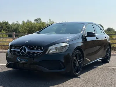 Used Mercedes A180 AMG line 2018 Black Hatchback