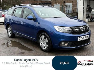 Used Dacia Logan MCV Comfort 90 HP (66 kW) 2020 Blue Estate