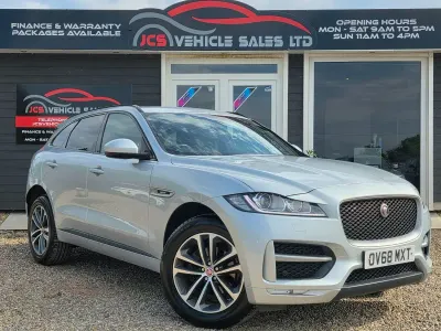 Used Jaguar F-Pace R-Sport 180 HP (132 kW) 2018 Silver SUV
