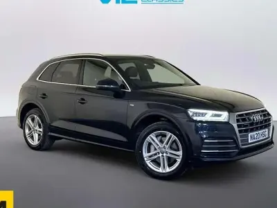 Used Audi Q5 S-Line 299 HP (219 kW) 2020 Blue SUV
