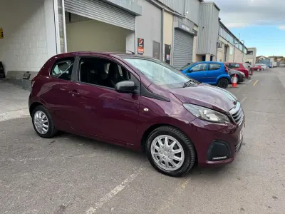 Used Peugeot 108 Active 68 HP (50 kW) 2014 Mauve/purple Hatchback