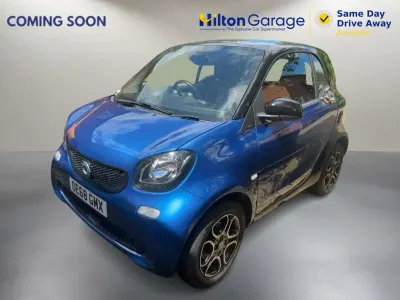 Used Smart ForTwo Electric Drive Premium 60 kW (82 HP) 2018 Black Coupe