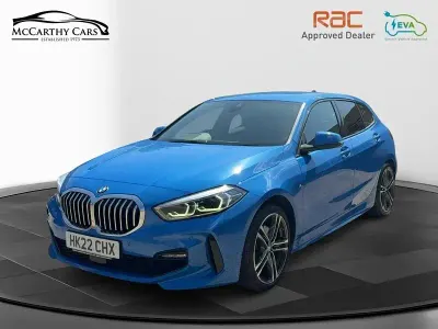Used BMW 118 M Sport 136 HP (100 kW) 2022 Misano blue Hatchback