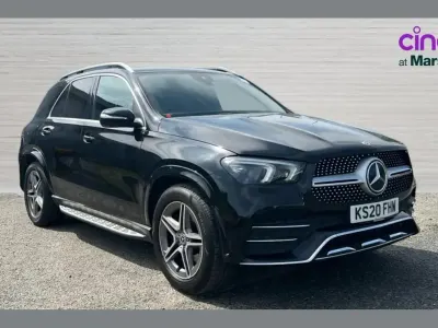 Used Mercedes GLE450 AMG AMG line 362 HP (266 kW) 2020 Black SUV