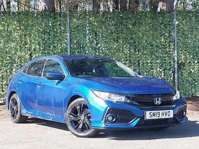 Begagnad Honda Civic SR 120 HK (88 kW) 2019 Blå Halvkombi