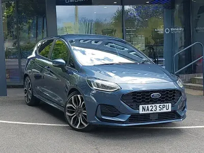 Used Ford Fiesta ST-Line X 100 HP (73 kW) 2023 Blue Hatchback