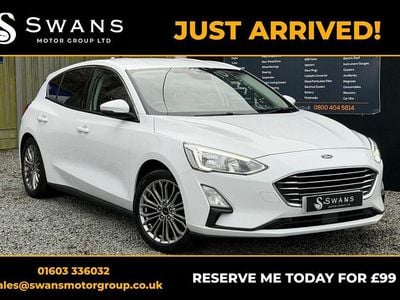 Used Ford Focus Titanium X 125 HP (91 kW) 2018 White Hatchback