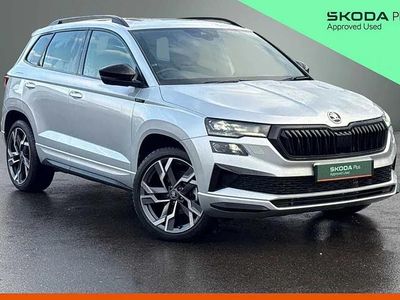 Used Skoda Karoq SportLine 187 HP (137 kW) 2025 Brilliant silver metallic SUV