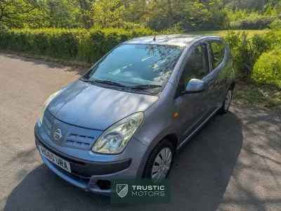Used Nissan Pixo N-TEC 68 HP (50 kW) 2010 Grey Hatchback