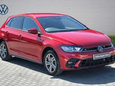 Used VW Polo R-line 110 HP (80 kW) 2023 Red Hatchback