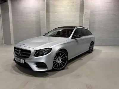Used Mercedes E300 AMG line 2020 Silver Estate