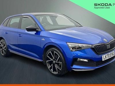 Used Skoda Scala Monte Carlo 110 HP (80 kW) 2020 Race blue metallic Hatchback