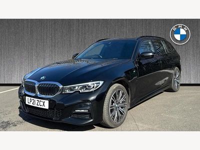 Used BMW 330e M Sport 288 HP (211 kW) 2021 Black Estate