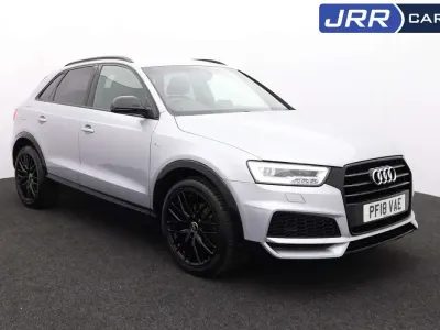 Used Audi Q3 Black Edition 150 HP (110 kW) 2018 Silver SUV