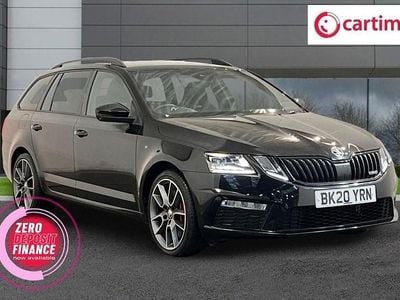 Used Skoda Octavia vRS 245 HP (180 kW) 2020 Black Estate