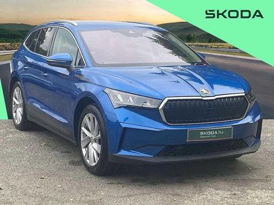 Used Skoda Enyaq iV ecoSuite 97 kW (132 HP) 2021 Race blue metallic SUV