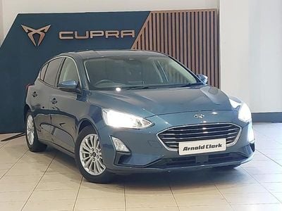 Used Ford Focus Titanium 125 HP (91 kW) 2018 Blue Hatchback