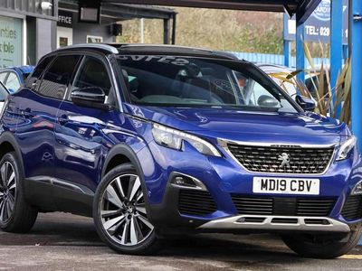 Used Peugeot 3008 GT-line 130 HP (95 kW) 2019 Blue SUV