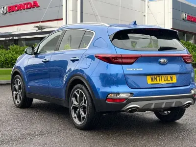 Used Kia Sportage GT-Line 136 HP (100 kW) 2021 Blue SUV