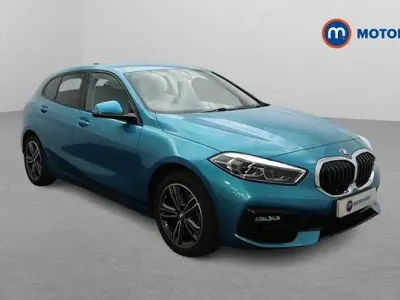 Used BMW 118 Sport Line 136 HP (100 kW) 2022 Blue Hatchback