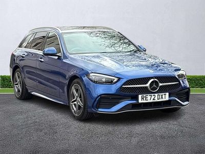 Used Mercedes C300e AMG Line Premium Plus 2022 Blue Estate