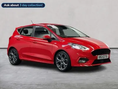 Used Ford Fiesta ST-Line 125 HP (91 kW) 2021 Red Hatchback