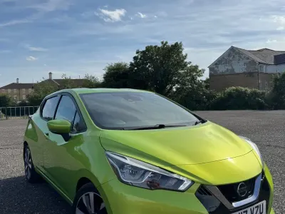 Used Nissan Micra Tekna 90 HP (66 kW) 2017 Green Hatchback