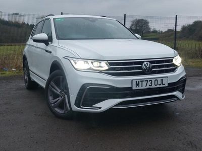 White Used 2023 VW Tiguan R-line Edition SUV | £28,998 (A bit pricey)