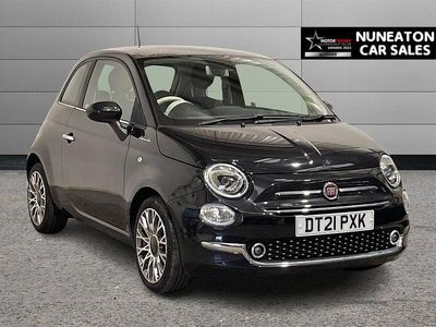 Black Used 2021 Fiat 500 Dolcevita Hatchback | £10,150 (Fair price)