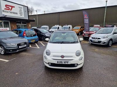 Used Fiat 500 Lounge 69 HP (50 kW) 2016 White Hatchback