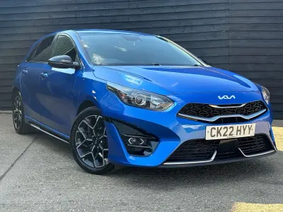 Used Kia Ceed GT-Line 158 HP (116 kW) 2022 Blue Hatchback