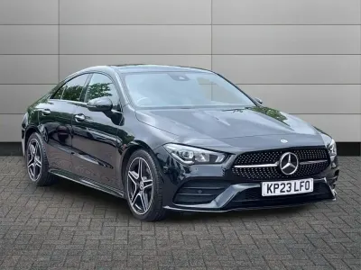 Used Mercedes CLA200 AMG Line Premium 163 HP (119 kW) 2023 Black Sedan