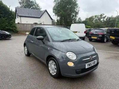 Used Fiat 500 Pop 69 HP (50 kW) 2015 Grey Hatchback