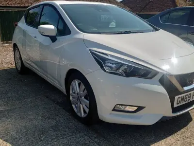 Used Nissan Micra Acenta 2020 White Hatchback