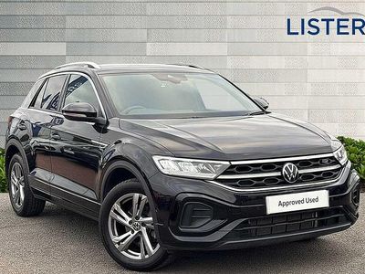 Black Used 2023 VW T-Roc R-line SUV | £24,591 (Fair price)