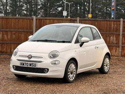 White Used 2020 Fiat 500 Lounge Hatchback | £8,300 (Good price)