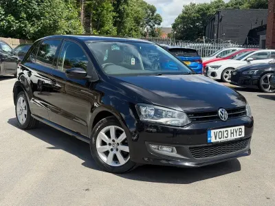 Used VW Polo Match 60 HP (44 kW) 2013 Black Hatchback