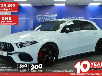 Used Mercedes A45 AMG AMG 421 HP (309 kW) 2020 White Hatchback