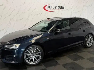 Used Audi A4 Black Edition 190 HP (139 kW) 2018 Blue Estate