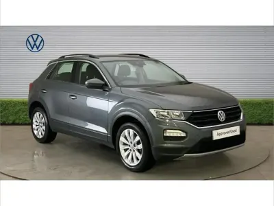 Usado VW T-Roc SE 115 HP (84 kW) 2019 Cinzento SUV