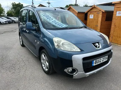 Used Peugeot Partner Tepee Outdoor 2012 Blue MPV